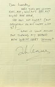 Angry letter from John Lennon to laundry workers - Alltop Viral
