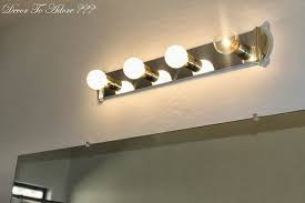 How To Remove Ugly Bathroom Lighting Decor To Adore