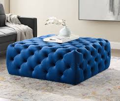 This tufted, square ottoman is a great piece to round out your living room ensemble. Gold Flamingo Jessamine 39 Wide Velvet Tufted Square Standard Ottoman Reviews Wayfair