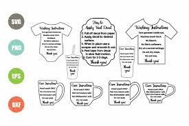 These drinkware care cards are perfect to print out and place in your packages. Care Card Instructions Bundle Svg By Newsvgart Thehungryjpeg Com