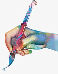 Hand Holding Pen Png Brush Hand Clipart Holding Clipart Painting Pen Clipart Paint Brush Art Art Room Posters Paint Brush Drawing