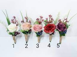 Boutonnieresroses Man S Boutonnieregroom Groomsmen Etsy Diy Wedding Bouquet Corsage And Boutonniere Rustic Boutonniere