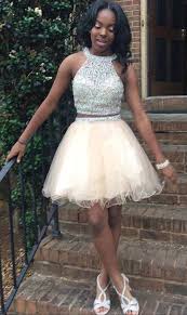 Black And Gold 2 Piece Prom Dress Pin On Homecoming Dresses