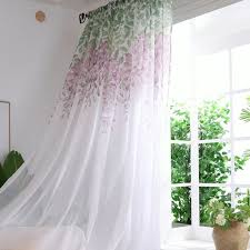Design your everyday with pattern floral sheer curtains you'll love. Semi Sheer Voile Cotton Linen Curtain Purple Floral Drapes Bedroom Living Room Window Curtains Semi Sheer Voile Purple Floral Drapes Living Room Window Curtains Walmart Com Walmart Com