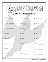 This resource contains an addition and subtraction graphic organizers plus four completed examples. Halloween Addition And Subtraction Worksheets Woo Jr Kids Activities