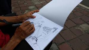 Setelah sketsa selesai siapkan media menggambar dapat di dinding kosong dinding kayu maupun beton. 6 Cara Menggambar Sketsa Yang Simpel Cocok Untuk Pemula Citizen6 Liputan6 Com