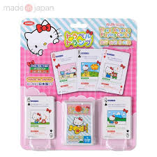 Hallmark hello kitty blank cards (10 cards with envelopes). Hello Kitty Playing Cards Travel Sanrio Japan Verygoods Jp