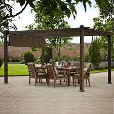 Hartman Napoli Pergola 3m X 3m Bronze 68607662 Pergola Rustic Pergola Modern Pergola