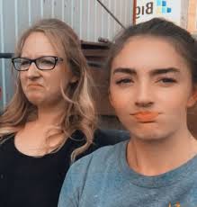 Throwback to that time @cassidymceown2000 and I pouted outside  @rustbrosrestos together. Love you boo!! . . #pouting #rustbros  #rustvalleyrestorers #cargirls #shoplife #garagelife #workfamily