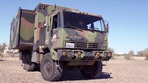 Check spelling or type a new query. Military Truck With Extending Sides Becomes Camper With Solar Roof