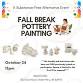 Fall Break Pottery Painting 2 event image