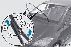 Manuel Du Conducteur Mercedes Benz Classe A Remplacement Des Balais D Essuie Glace Essuie Glaces Eclairage Et Essuie Glaces