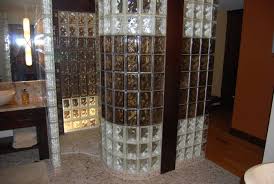When i first saw the picture above showing off a wet room shower with a glass block wall positioned in front of a tub (taken from a project in europe) i thought there's no way some one in the united states would position a. Glass Block Shower With Bronze Colored Glass Blocks Contemporary Bathroom Cleveland By Innovate Building Solutions Houzz