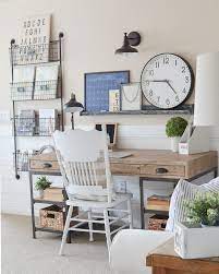 Farmhouse Style Home Office Small Space Office Farmhouse Office Decor Home Office Decor