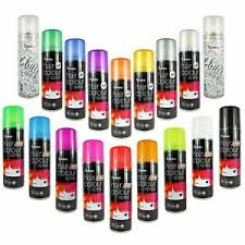 Peppy Coloured Hair Spray Pack Of 2 Kids Safe Glitter Uv Neon Temporary Wash Out Ebay