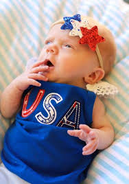 Patriotic Star Clips, Red White Blue Star Clips, 4th of July Hair Bow,  Newborn Star Nylon Headband, 4th of July Star Pigtail Bows, RWB Bows