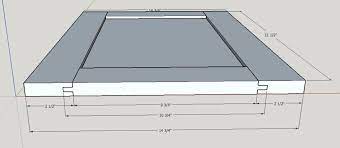 That is the size i chose for our rails and stiles. How To Build Flat Panel Cabinet Doors With Your Table Saw