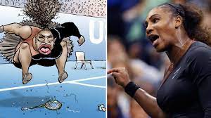 The serena williams cartoon is no different than john mcenroe cartoons. Serena Williams Cartoon In Australian Newspaper Herald Sun Slammed As Racist And Sexist Us Open Tennis