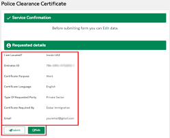 1,050 for the good conduct certificate. How To Apply For Police Clearance Certificate Uae Labours