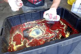 Hydro Dip Painting Spray Paint Crafts Diy Spray Paint Diy Hydro Dipping