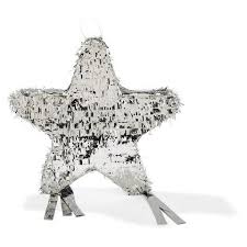 53cm 12 Kmart Star Pinata Buy Party Supplies Silver Stars