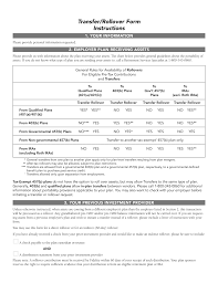 transfer rollover form instructions 1 your information 2