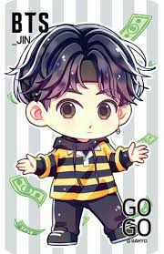 Fanart De Btsxjin Especial Jin 3 Bts Chibi Fan Art Chibi