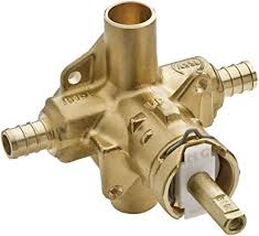 Turned on the water and the tub worked great, then water started coming from the shower head. Amazon Com Moen 2580 Posi Temp Brass Pressure Balancing Shower Valve 1 2 Inch Crimp Ring Pex Connection Home Improvement