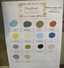 Handmade Caromal Colours Color Chart Featuring Actual