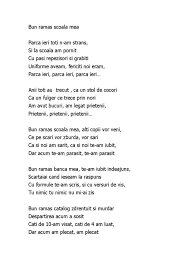 Ce e bun in ramas bun?, bucharest, romania. Bun Ramas Scoala Mea