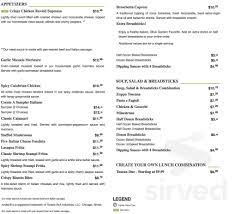 Olive Garden Italian Restaurant Menu In Calgary Alberta Canada
