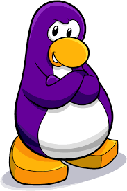Purple Penguin Artwork Png Club Penguin Memes Penguin Artwork Club Penguin