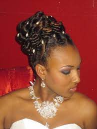 Braids Locs Twists Natural Hair By Maria Hairtistic Designer Bridal Photo Shoot Flat Twist Hairstyles Natural Hair Styles Natural Hair Updo