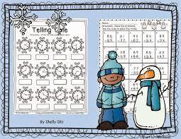 Smiling And Shining In Second Grade Winter Math Printables Winter Math Second Grade Math Math Printables