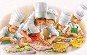 Les Amis De Martine Font La Cuisine Imagem Crianca Ilustracoes Imagens Vintage