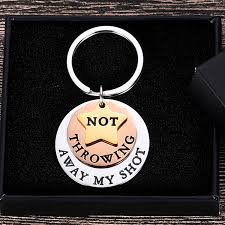 Fleure Esme Hamilton Rise Up Charm Keychain