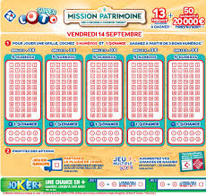 mis à jour le 14 septembre 2020 à 21h07 ce lundi 14 septembre 2020, un jackpot de 10 millions d'euros était mis en jeu pour le nouveau tirage du loto. Fondation Du Patrimoine Ar Twitter J 7 Avant Le Tirage Exceptionnel Du Super Loto Du Patrimoine Des Grilles De Loto Au Prix De 3 Resultat Le 14 Septembre Un Autre Moyen