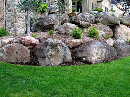 Images Boulder Retaining Walls Bing Images Landscaping With Boulders Rock Wall Landscape Landscaping Retaining Walls