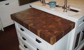 custom walnut butcher block countertop