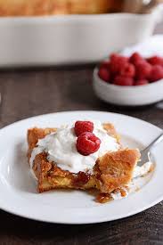 Pour into a 13 x 9 inch baking dish. Overnight Creme Brulee French Toast Bake Mel S Kitchen Cafe