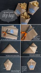 Comment Fabriquer Des Sacs De Chips En Portion Individuelle Papier Diy Emballer Cadeau Idee Anniversaire