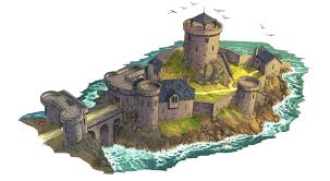 Guillaume Tavernier Fort La Latte Final Jpg 1 920 1 053 Pixels Castle Illustration Fantasy Concept Art Fantasy Castle