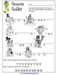 Das ist das neue ebay. Christmas Snowman Riddles Worksheet
