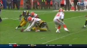 After that happened, steelers players took garrett to the. Myles Garrett Strip Sacks Ben Roethlisberger Browns Recover