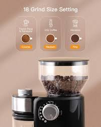 Brews 1 or 2 cups at a time. Electric Burr Coffee Grinder With Percolator Coffee Coffee Bean Grinder Burr Coffee Grinder