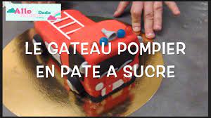 Pour imprimer le patron cliquez sur le dessin ci dessous. Tuto Gateau D Anniversaire Camion De Pompier Gateau En Pate A Sucre Youtube