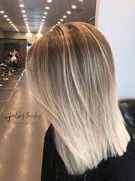 Babylights And Balayage With A Shadow Root Creates A Seamless Ombre Effect Beige Blonde Blonde Hair Goals Grown Out Blonde Hair Beige Blonde Hair