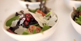 Diverse Salatvariationen Im Catering Lebensmittel Essen