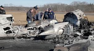 Photos released by the NTSB show the wreckage of the Cessna ...