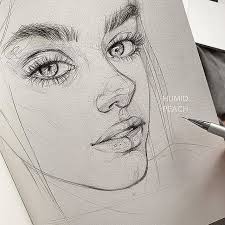 Sunlight Art Gallery Sur Instagram Sweet Sketches To See More Which One Is The Cutest Artist Humid Peach Portrait Sketches Sketches Art